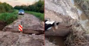 Pueblo entrerriano quedó incomunicado por desmoronamiento de camino vecinal - Sociedad - Elonce.com